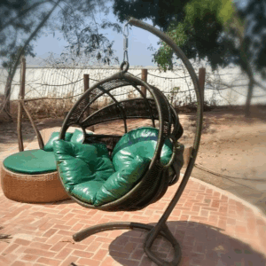 Balanço Ninho Suspenso Hungria em Alumínio e Fibra sintética - Teto, Jardim, Área