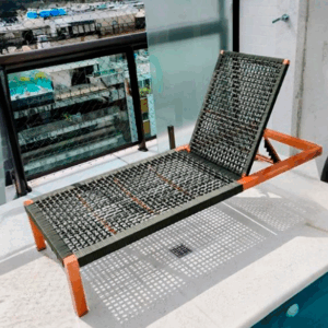 Espreguiçadeira ilhabela  Corda Náutica verde musgo